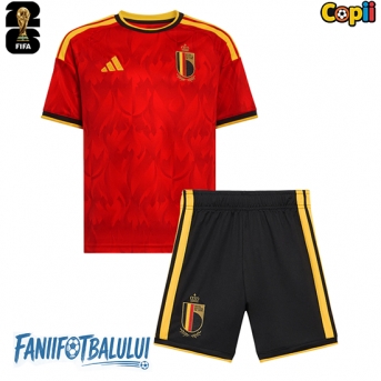 Belgia Echipament de Fotbal Replică Mondial 2026 Copii Acasa (+ Șorturi)